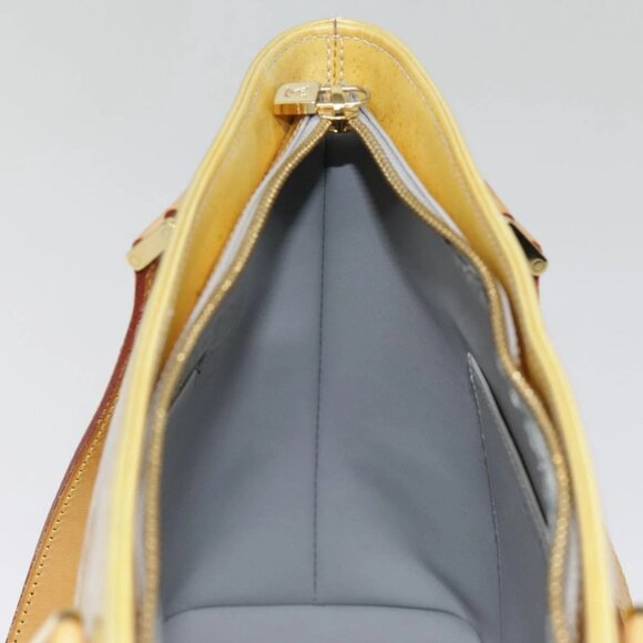 LOUIS VUITTON Monogram Vernis Houston Hand Bag Gris M91053 LV Auth tb1165 - Picture 10 of 16